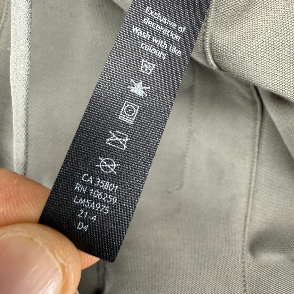 Lululemon Bowline Pants Men's Medium Gray Elastic Waist Chino Preppy Casual Tech - Picture 8 of 8